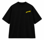 Blue Shark Wave Graphic Oversized T-Shirt - Image 2