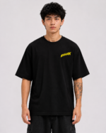 Blue Shark Wave Graphic Oversized T-Shirt - Image 5