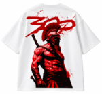 Men's Spartan 300 Warrior Graphic Oversized T-Shirt