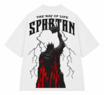 Spartan Crown Graphic Oversized T-Shirt