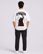 Spartan Crown Graphic Oversized T-Shirt - Image 3