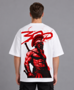 Men's Spartan 300 Warrior Graphic Oversized T-Shirt - Image 3