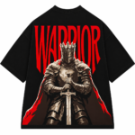Royal Warrior Knight Graphic Oversized T-Shirt